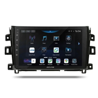 Alpine iNE-AW409S Perfect Fit 9" CarPlay Android Auto Head Unit Kit For Nissan Navara (2015-2021)