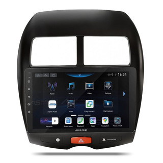 Alpine INE-AX809 Perfect Fit 9" CarPlay Android Auto Head Unit Kit For Mitsubishi Citroen (2010-2017)