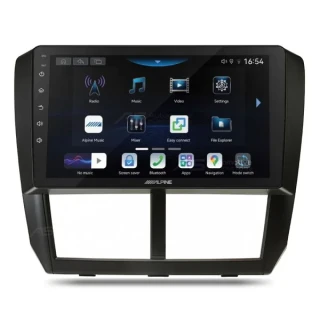 Alpine INE-AX809 Perfect Fit 9" CarPlay Android Auto Head Unit Kit For Subaru Various (2007-18)