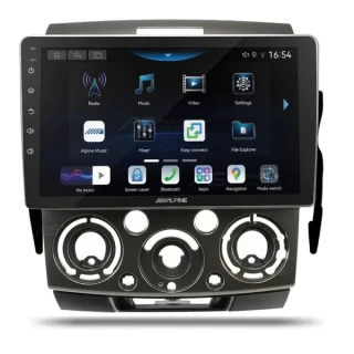 Alpine INE-AX809 Perfect Fit 9" CarPlay Android Auto Head Unit Kit For Ford Mazda (2006-2022)