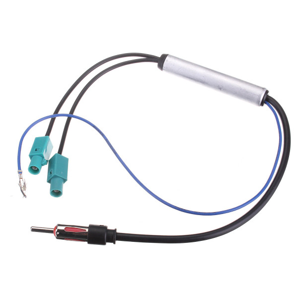 ATD CAA-13009 Twin Aerial Fakra Amplified Adaptor For Audi Skoda Mercedes & VW RCD300