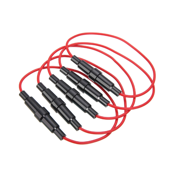 ATD FHF-83100 Automotive Transparent Electrical Current Inline Glass Fuse Holders (5 Pcs) ATD FHF-83100 Automotive Transparent Electrical Current Inline Glass Fuse Holders (5 Pcs)