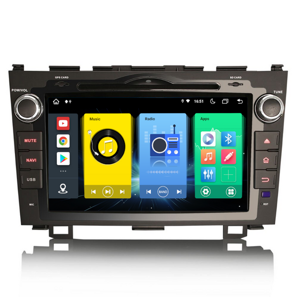 PBA A89PRO-59C 8" Android Sat Nav CarPlay Android Auto Radio For Honda CR-V Mk3 (2006-2011)