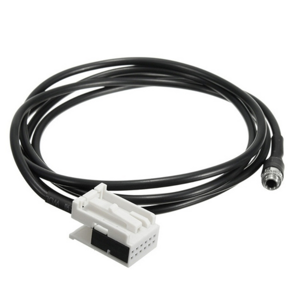 ATD AUX-24227 AUX 3.5mm Input Cable For BMW Factory Audio E60 E61 E63 E64 & Others (2002-2010)
