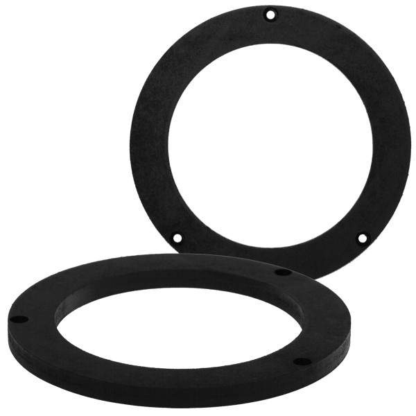 Basser DMAUDI08 MDF Speaker Adapters Rings For Audi A3 1996 - 2003 rear door fitment 165mm 