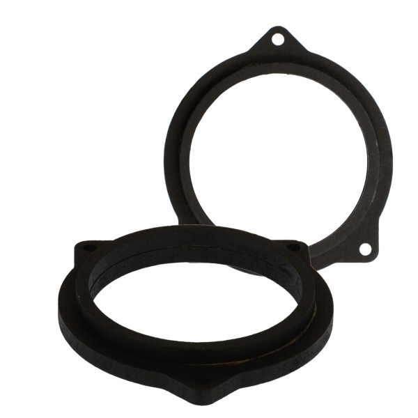 Basser DMBMW09 MDF Speaker Adapters Rings For BMW 1 3 Series Z4 front and rear door fitment  