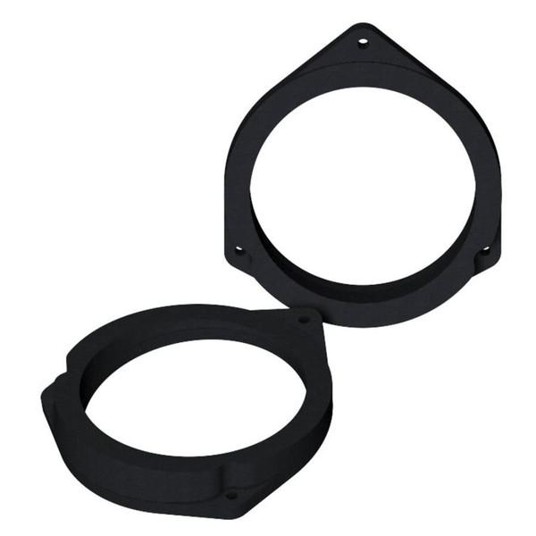 Basser DMFIAT06 MDF Speaker Adapters Rings For Abarth, Chrysler,  Fiat, Lancia  front door 