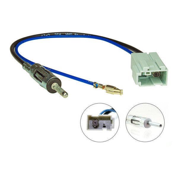 ATD CAA-13017 Aerial To DIN Antenna Adaptor Lead For Honda Round Connection Type