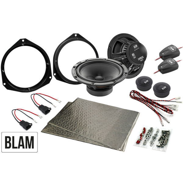 BLAM RELAX Complete Speaker Upgrade For Abarth Citroen Fiat Vauxhall 165mm (6.5 Inch)