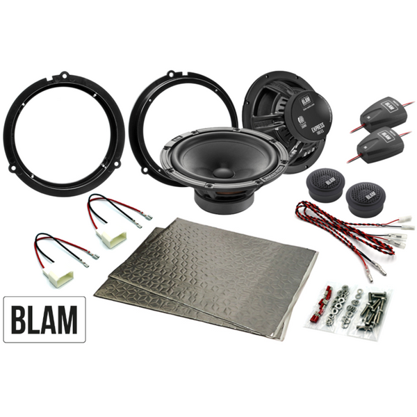 BLAM EXPRESS Complete Speaker Upgrade Kit For Ford Focus Ranger Transit 165mm (6.5 Inch)