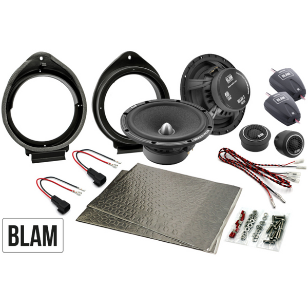 BLAM RELAX Complete Speaker Upgrade Kit For GM (Chevrolet Holden Vauxhall) 165mm 6.5 Inch