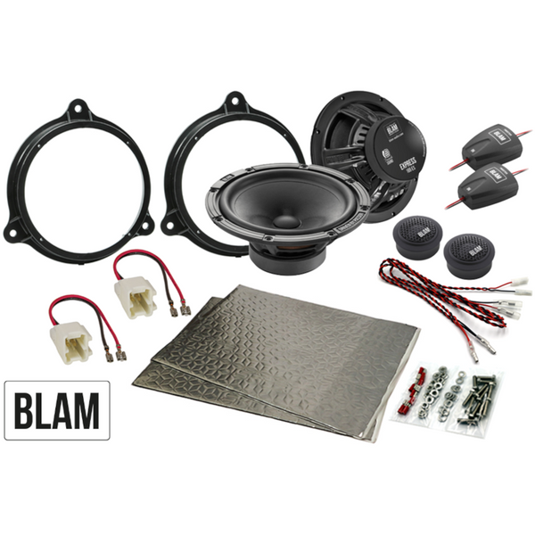 BLAM EXPRESS High Quality Complete Speaker Fitting Kit For Renault 165mm (6.5 Inch)