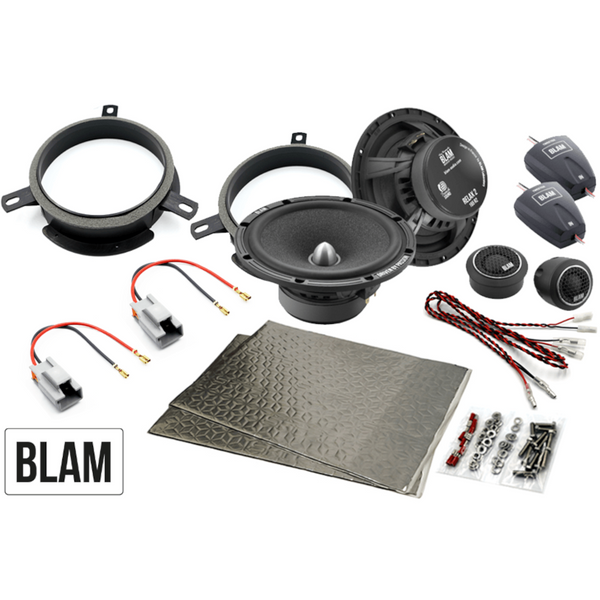 BLAM RELAX High Quality 2-Way Component Speaker Upgrade Kit For Volvo 165mm (6.5 Inch)