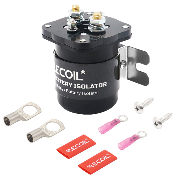 BRL200 RECOIL Water-Proof 200 Amp Battery Isolator and High Current Starter Relay 