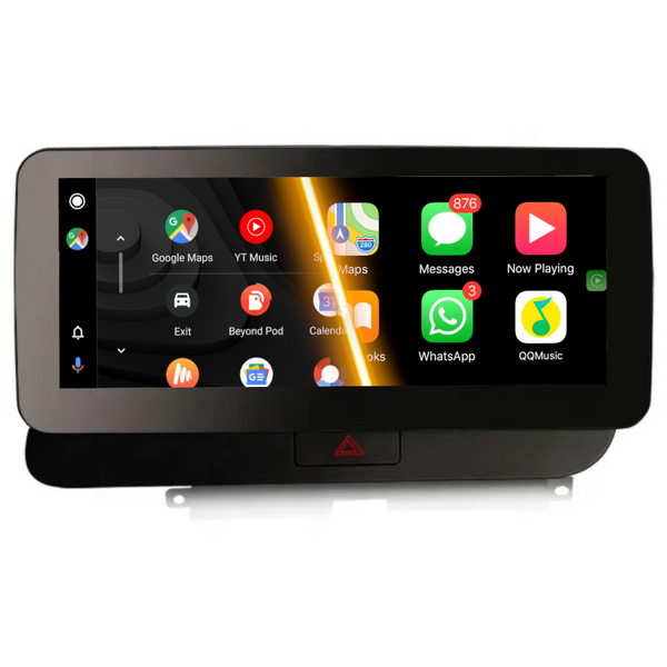 PBA ALS3875QR 10.25" Android Auto CarPlay IPS SatNav For Audi Q5 Low Configuration Without GPS