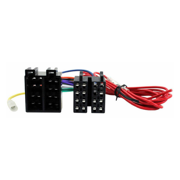 ATD ISO-12077 ISO Radio Harness Adaptor For Citroen & Peugeot Models with a Flying Red Wire