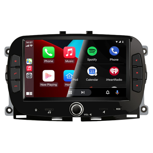 PBA A85PRO-51F 7" Android Sat Nav CarPlay Android Auto BT Car Radio For Fiat 500 Mk1 Facelift