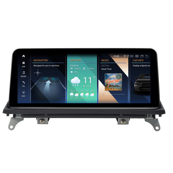 PBA 5355-CIC Android 12.3" ID8 CarPlay Auto IMAX Screen For BMW E70 X5 E71 X6 With CIC