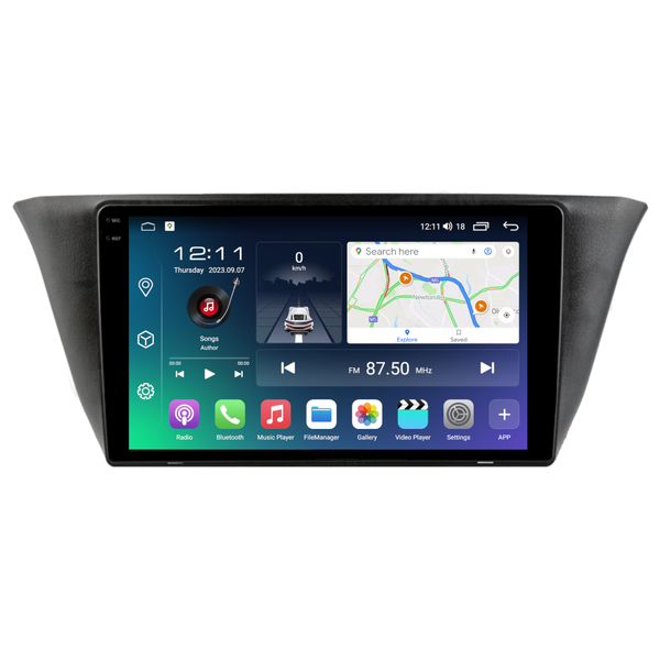 PBA IV2450A Android QLED Head Unit CarPlay Auto GPS Radio For Iveco Daily 6th Gen (2014-2019)