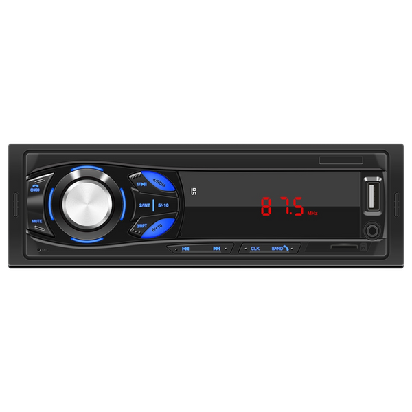 ITB D205 Mechless Single DIN Bluetooth Dual USB Car Modern Style Radio Universal Fit Stereo