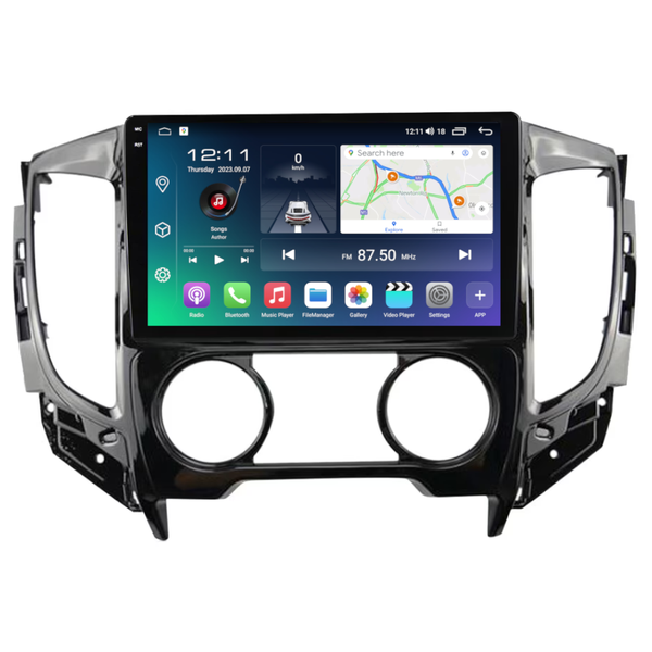 PBA MT2869B Android S10 QLED Head Unit CarPlay Auto GPS Radio For Mitsubishi L200 (2015-2023)