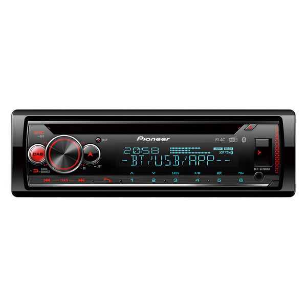 Pioneer DEH-S720DAB Single Din Car Stereo Head Unit with Bluetooth CD Player USB AUX DAB FM/AM Pioneer DEH-S720DAB Single Din Car Stereo Head Unit with Bluetooth CD Player USB AUX DAB FM/AM