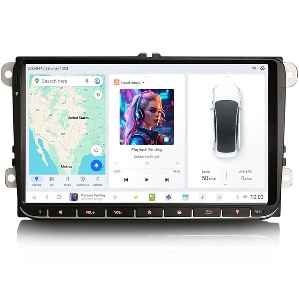 9" DUDU7 Android 2K QLED Head Unit With 12GB RAM 512GB ROM CarPlay SatNav For Seat VW Skoda 9" DUDU7 Android 2K QLED Head Unit With 12GB RAM 512GB ROM CarPlay SatNav For Seat VW Skoda