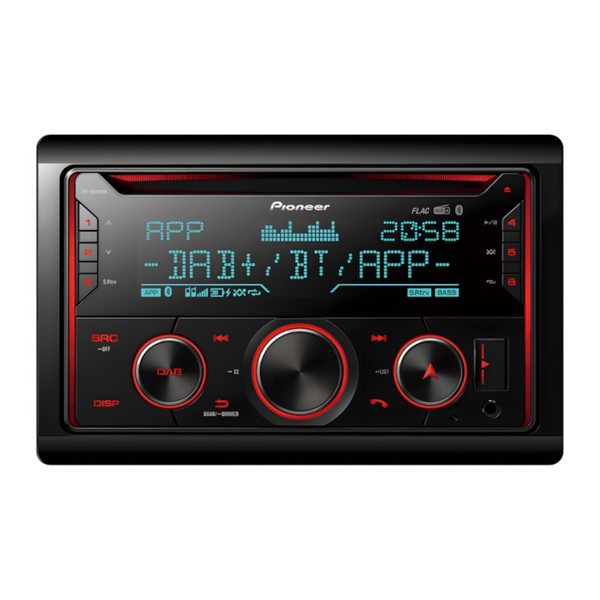 Pioneer FH-S820DAB Double Din Head Unit with CD Player FM/AM Radio Bluetooth USB & DAB/DAB+ Pioneer FH-S820DAB Double Din Head Unit with CD Player FM/AM Radio Bluetooth USB & DAB/DAB+
