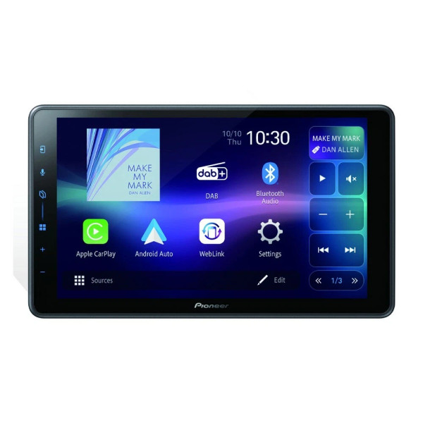 Pioneer SPH‑EVO98DAB‑1D 9" Single DIN Floating Screen Head Unit CarPlay Android Auto DAB Pioneer SPH‑EVO98DAB‑1D 9" Single DIN Floating Screen Head Unit CarPlay Android Auto DAB