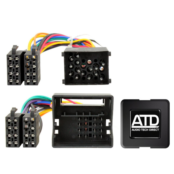 ATD SWC-66002 Steering Wheel Control Interface For BMW & Mini 40 Pin Quadlock 17 Pin Round Pin