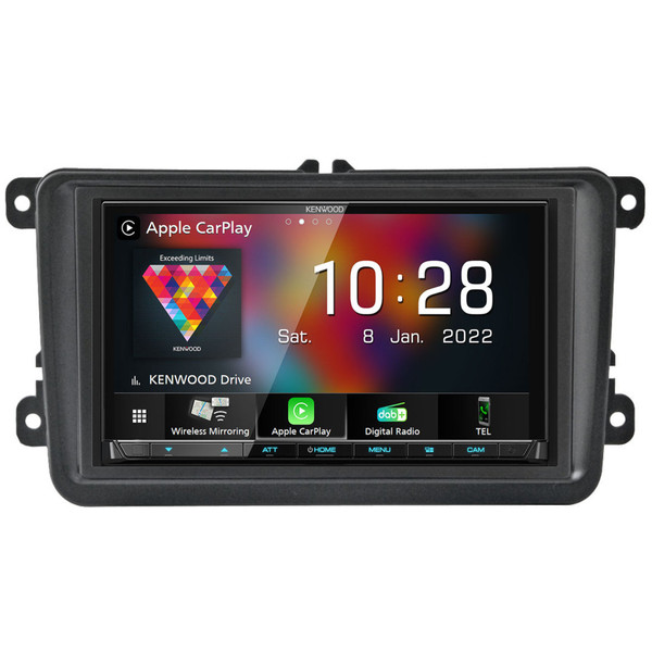 Kenwood DMX8021DABS Radio Build DAB CarPlay Android Auto For Skoda VW PQ & MQB Entry Kenwood DMX8021DABS Radio Build DAB CarPlay Android Auto For Skoda VW PQ & MQB Entry