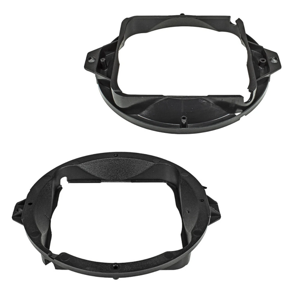 ATD SAR-40123 Rear Shelf Speaker Adapter Rings (165mm 6.5") For Audi A3, A4, TT (1995-2006)