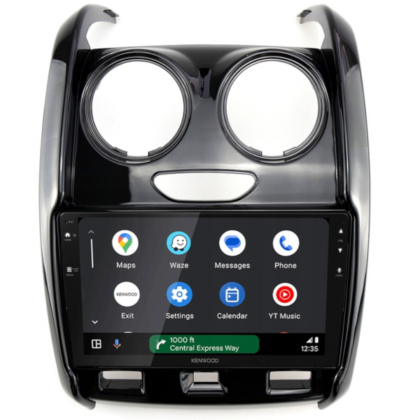 Kenwood DMX80AXS Perfect Fit 9" Radio Android Auto & CarPlay For Dacia Duster (2015 onwards)