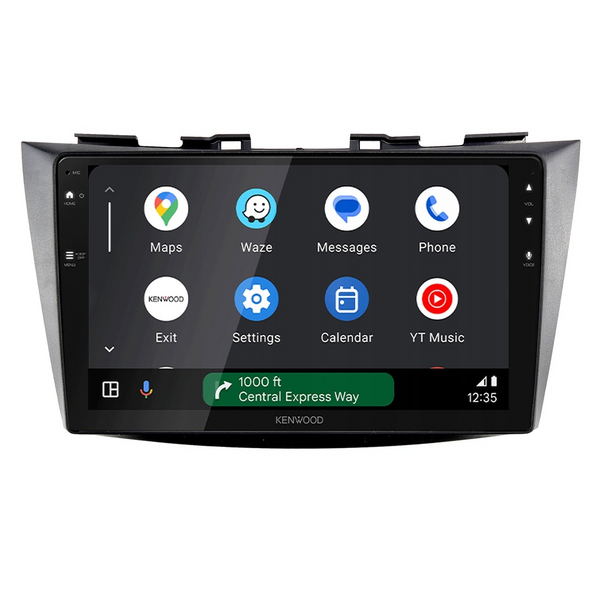 Kenwood DMX80AXS Perfect Fit 9" Radio Android Auto & CarPlay For Suzuki Swift (2010-2017)