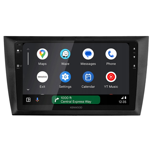 Kenwood DMX80AXS Perfect Fit 9" Radio Android Auto & CarPlay For VW Golf Mk6 (2008-2012)