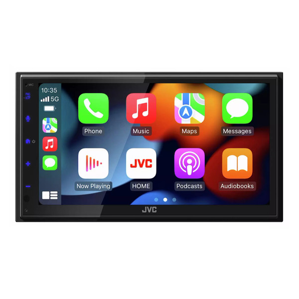 JVC KW-M593BT Double Din Mechless’ AV-Receiver with 6.8" Screen CarPlay & Android Auto