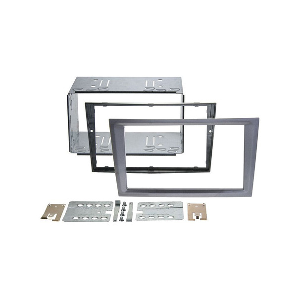 ATD RFP-50700C Double DIN Fit Radio Fascia Frame Panel For Vauxhall Without Crease In Grey