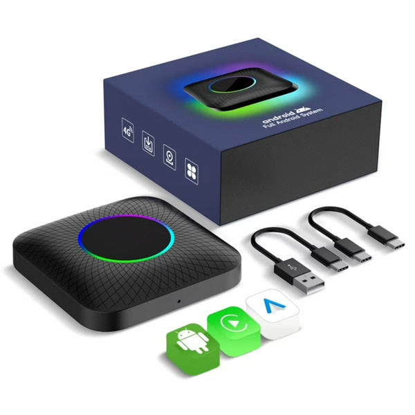 PBA AIBOX Android Auto & OS Interface With Wireless CarPlay Wired USB OEM Smartphone Fit