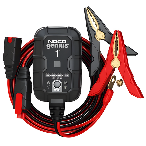 NOCO Genius 1 (1 Amp) Battery Charger & Conditioner (6 Volt & 12 Volt)