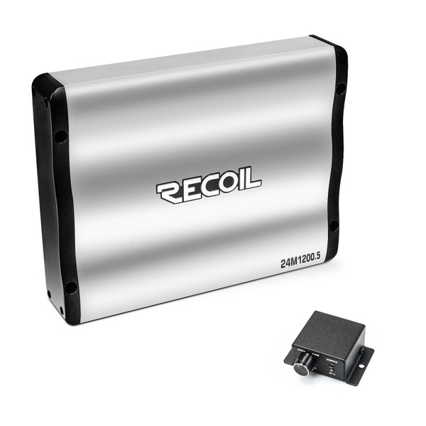Recoil 24M1200.5 – 24V 1200W RMS Class-D 5-Channel Car Amp High Performance Car Amplifier