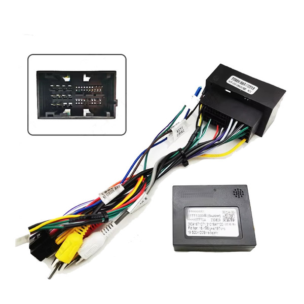 ATD ARL-63043 Android 16 Pin Custom Fit Radio Decoder Loom For Fiat 52Pin & ISO (2014+)