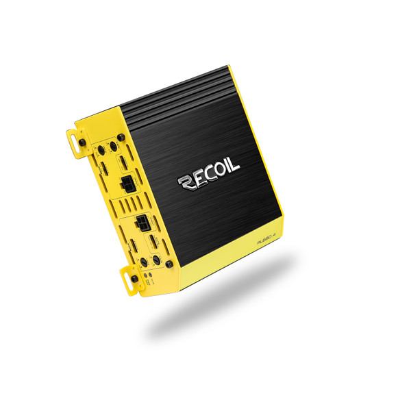 Recoil RL680.4 Full-Range Class-D 4-Channel Car Audio Amplifier 680 Watts RMS 170 Watts