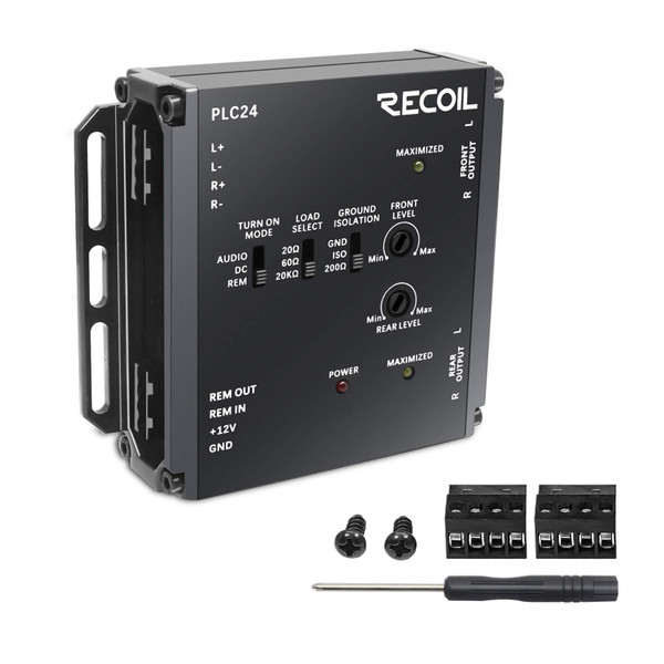 Recoil PLC24 2-Channel In / 4-Channel Out Line Output Converter 9.5V Preamp Output