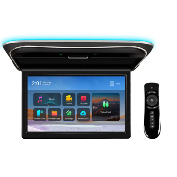 Xtrons CM118A 11.6 Inch Android Car Roof Mounted Monitor IPS HD Overhead Player with Screen Mirroring & Built-In Speaker
