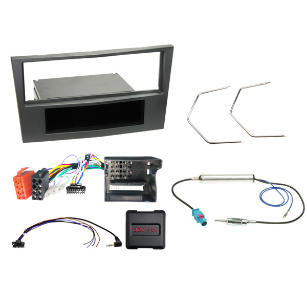 ACV 611230-24-1 Single DIN HU Fitting Installation Kit For Antara Astra Corsa Zafira (Charcoal)