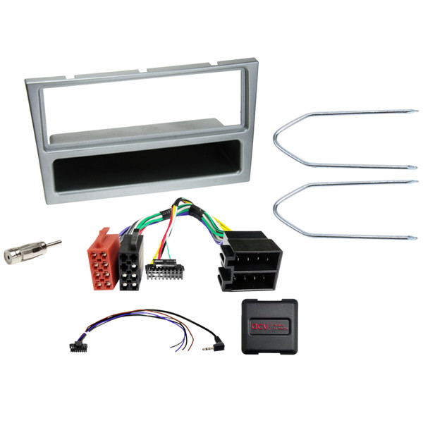 ACV 611230-26-8 Single DIN HU Fitting Installation Kit For Vauxhall Agila Corsa Vectra  (Matt Silver)