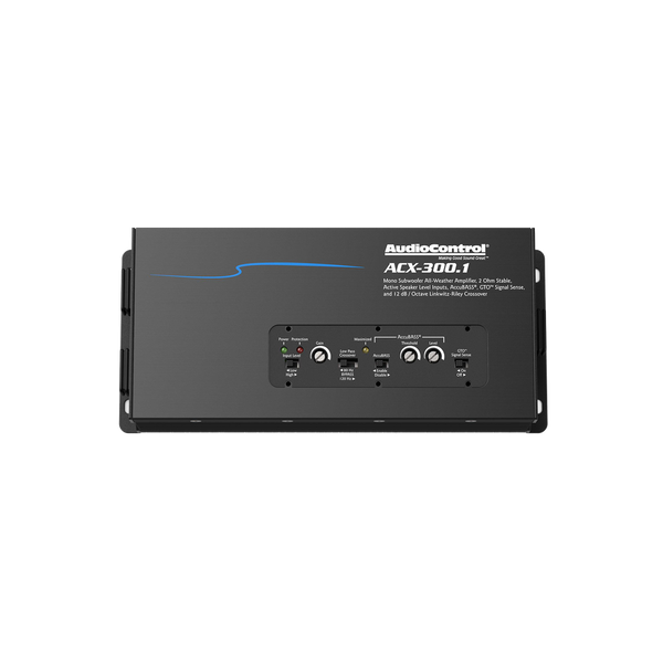 AudioControl ACX-300.1 Monoblock All-Weather Subwoofer Amplifier 300W RMS Durable Marine/UTV/ATV Build