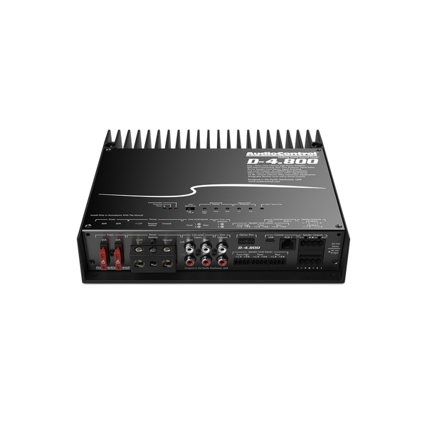 AudioControl D-4.800 4-Channel DSP Amplifier 800W RMS Built-in Matrix DSP OEM Integration