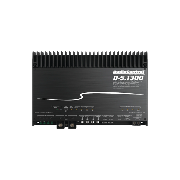 AudioControl D-5.1300 5-Channel DSP Amplifier 1300W RMS Built-in Matrix DSP OEM Integration