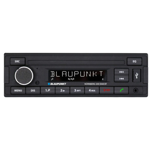Blaupunkt Nürnberg 200 DAB BT Single DIN Car Radio With DAB+ RDS Bluetooth Front USB & AUX